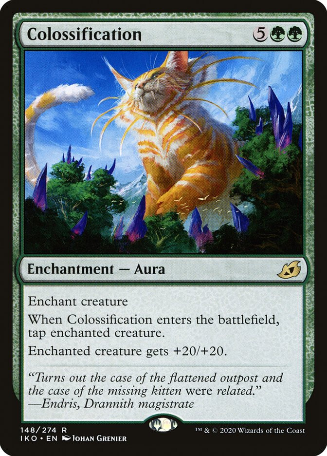 MTG Colossification  - Ikoria: Lair of Behemoths #148