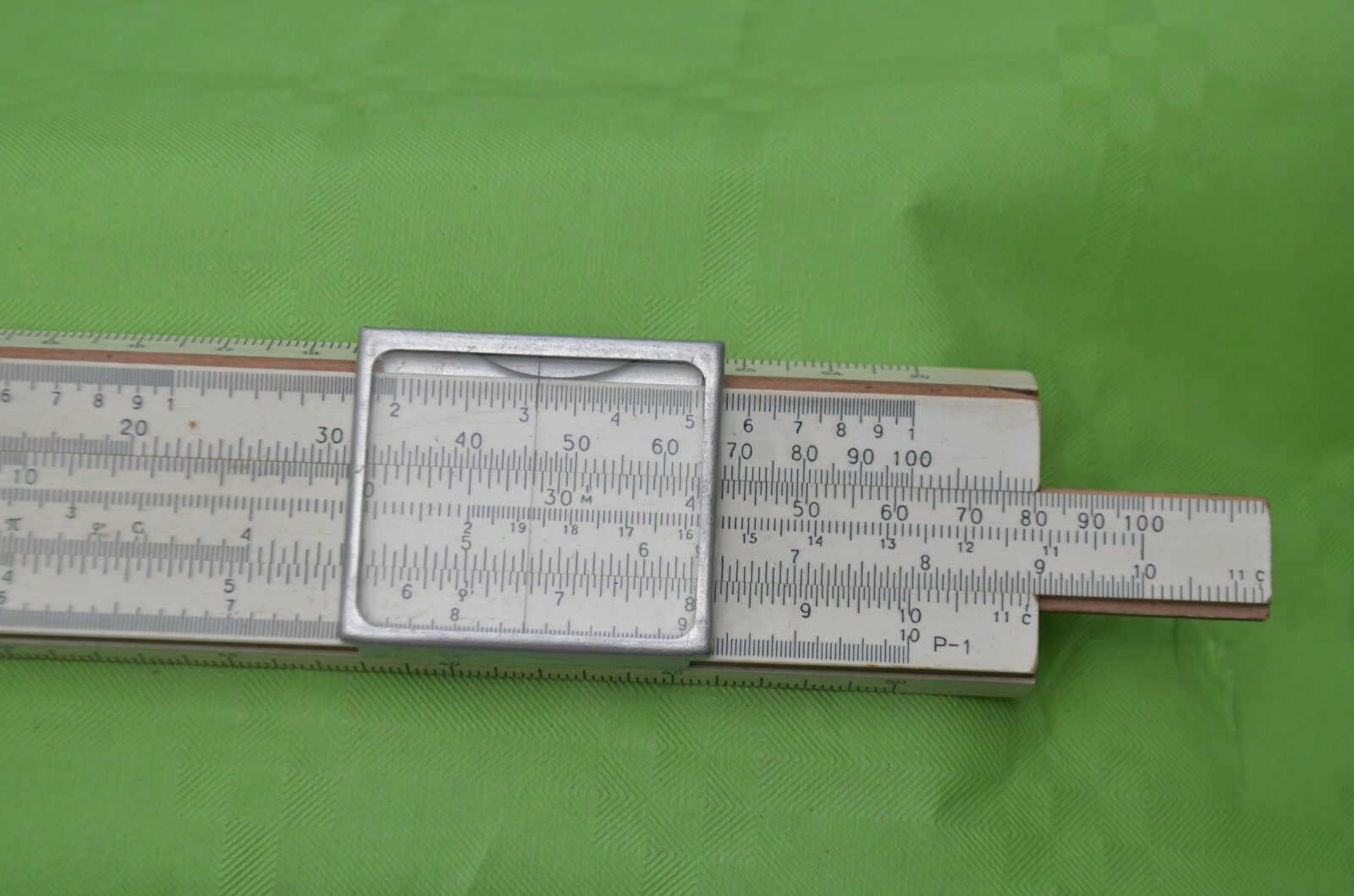 USSR manufactured slide rule with case