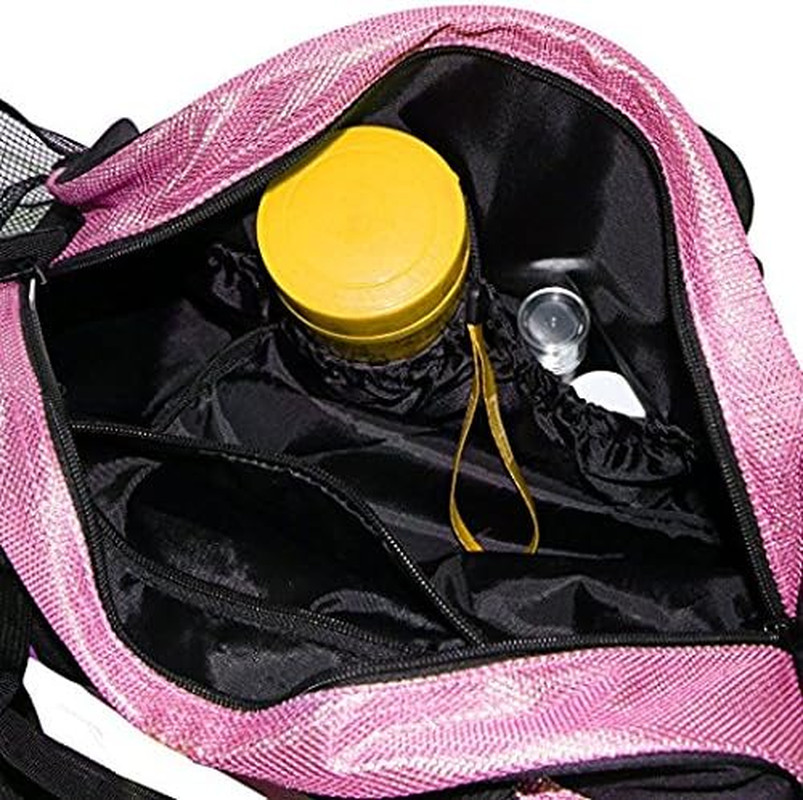 Women'S Nylon Dance Sport Duffel Girl'S Gym Bag (Rose) Medium