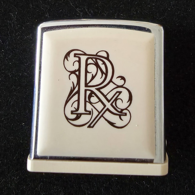 Vintage Zippo Rx Prescription Flint Dispenser Bradford PA Lighter Advertising