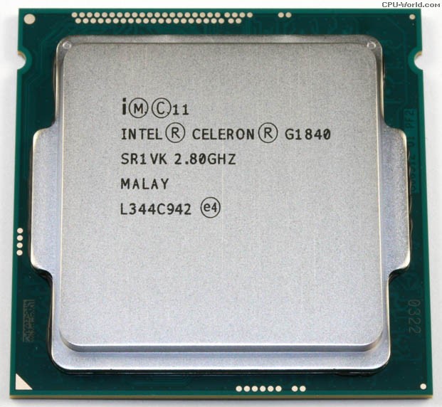 Intel Pentium G1840 2.8GHz CPU