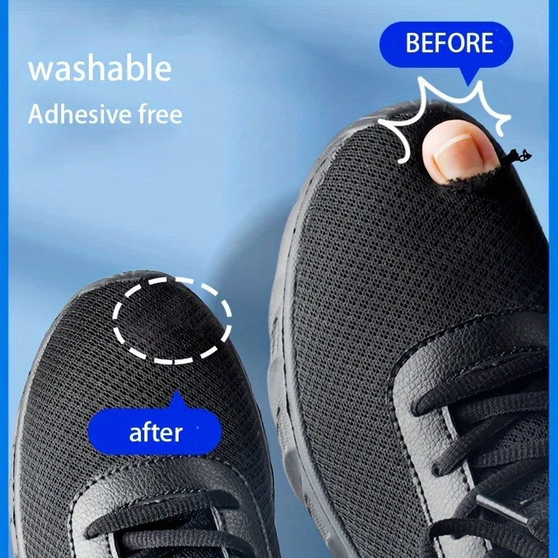 6pcs Shoe Repair Patches Anti Wear Self Adhesive Insole Heel Protectors