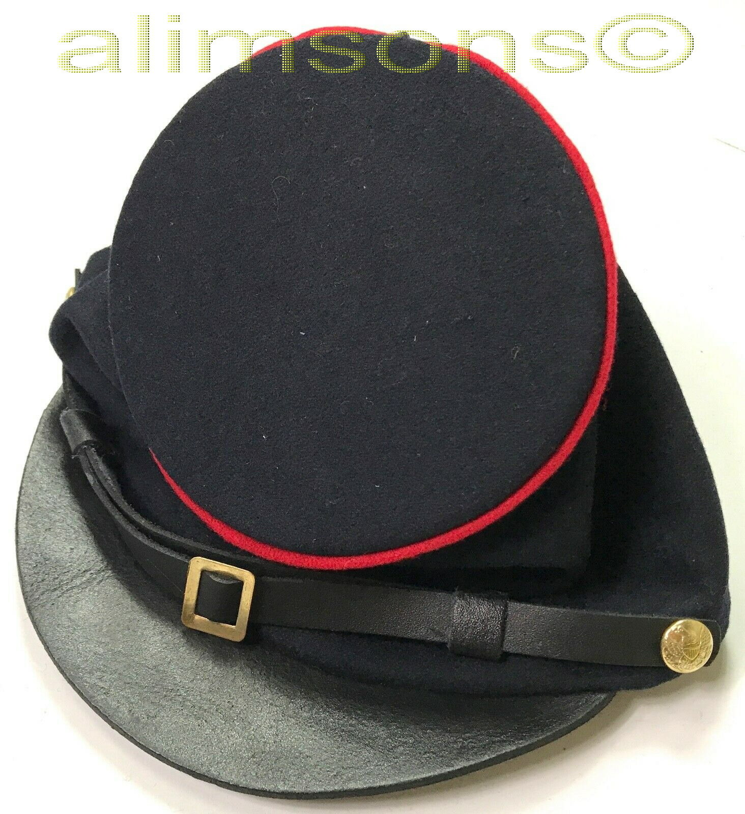 CIVIL WAR US UNION BLUE WOOL ARTILLERY FORAGE CAP HAT-ALL SIZES!!!