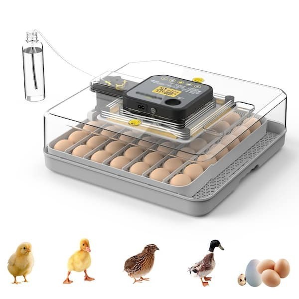 30 Egg Incubator with Humidity Display, Egg Candler