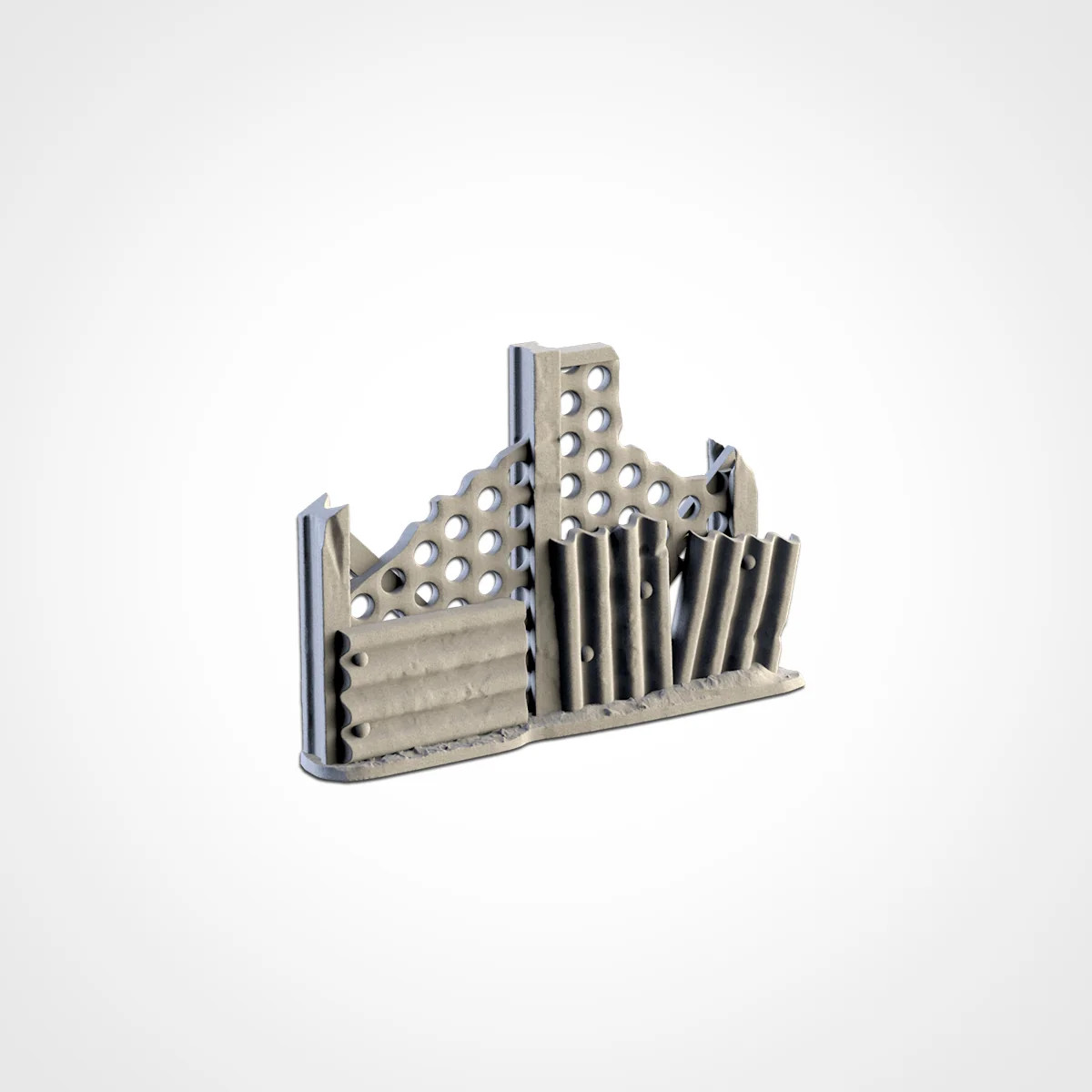 Post-Apocalyptic Barricades - Resin Tabletop Miniature