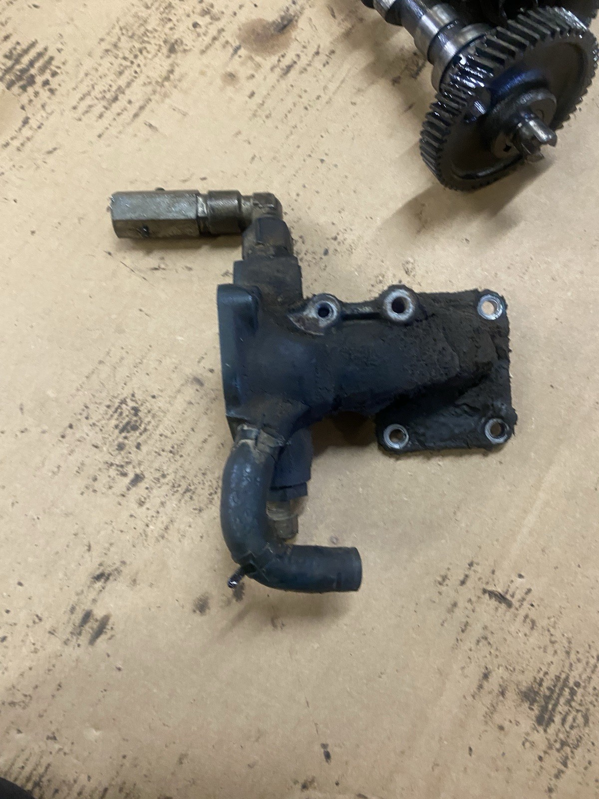 Kubota D1005 Thermostat Housing (2 Pieces) ML6NEW