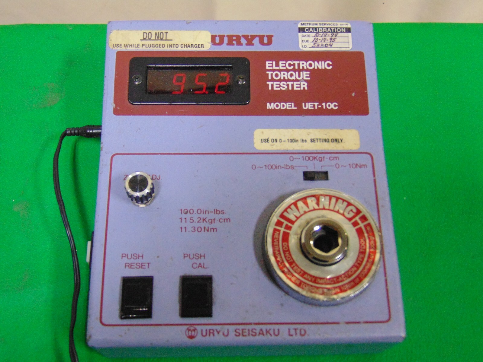 URYU Seisaku Digital Electronic Torque Tester Calibrator