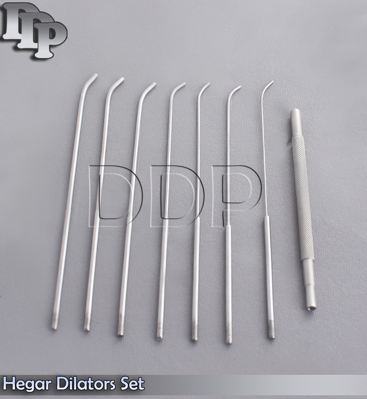 1-Hegar Dilators Set 8-Pieces Gynecology Surgical Instruments New