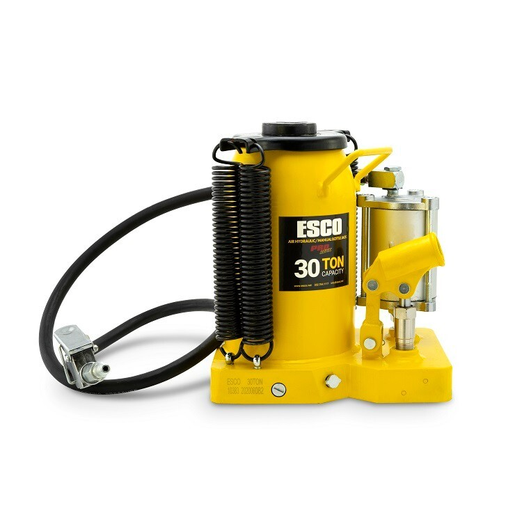 ESCO 10383 Pro Series 30 Ton Air / Hydraulic Bottle Jack
