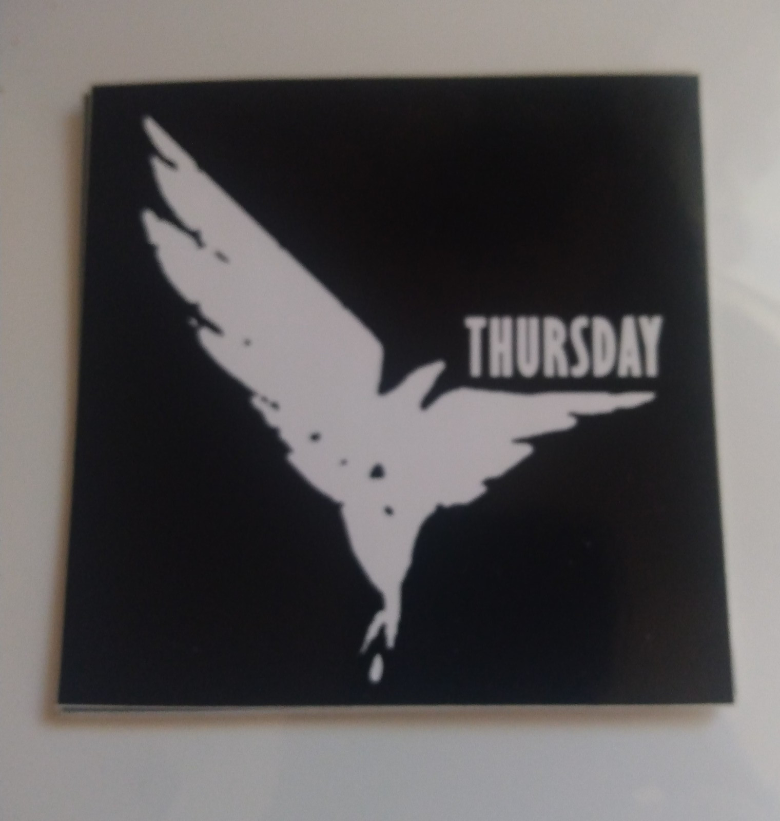 thursday - the band -vintage  sticker - brand new - 4x4 inches