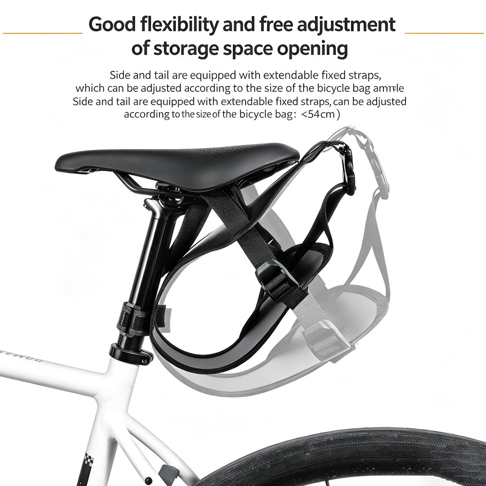 Bicycle Saddlebag Mount Rack Quick Release with 7L Bag Under Seat Bag Bracket US