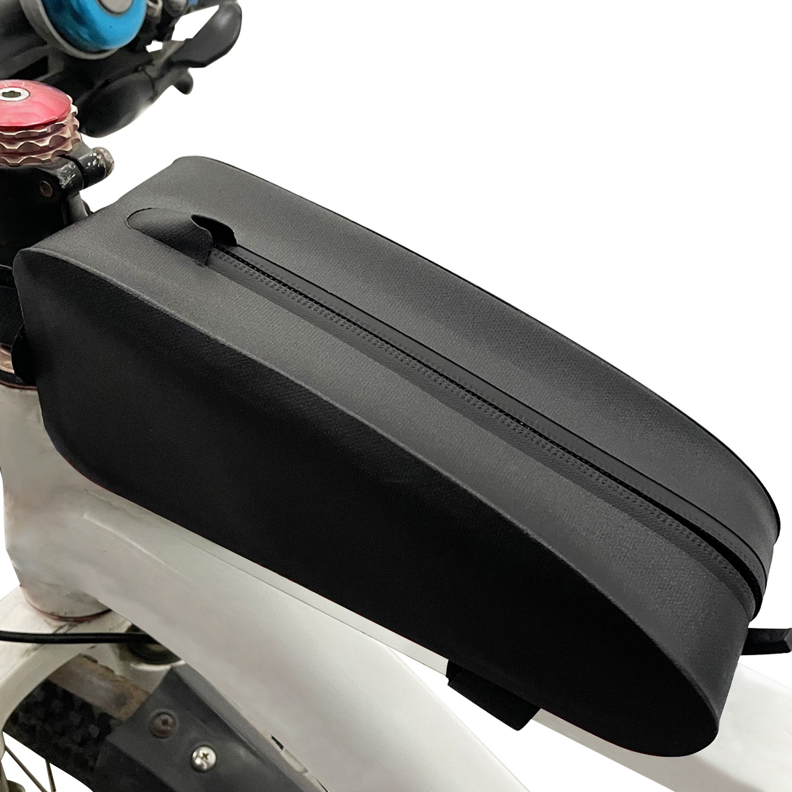 Mountain Bike Riding Bag Bike Front Tube Storage Bag Black Front Beam Bag