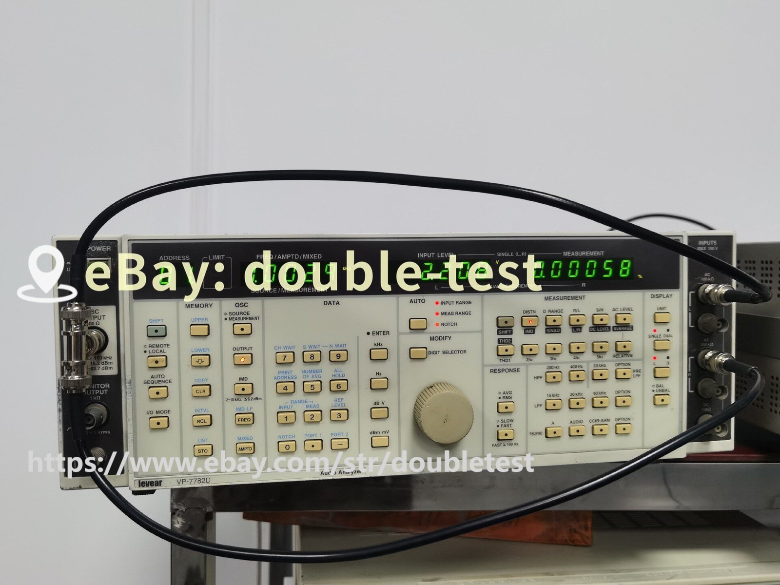1pc levear VP-7782D Audio Analyser