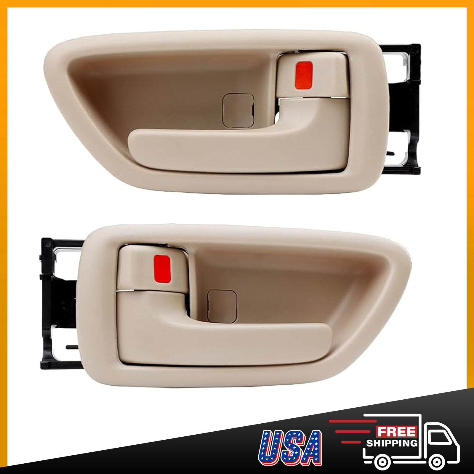 2PCS For 2001-2007 Toyota Sequoia Inside Interior Door Handle Left & Right