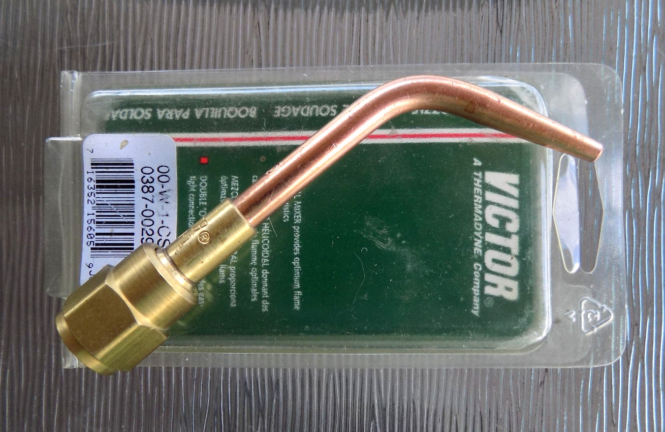 Genuine Victor 00-W-1 Welding Brazing Torch Tip Nozzle 100 Series 0387-0029