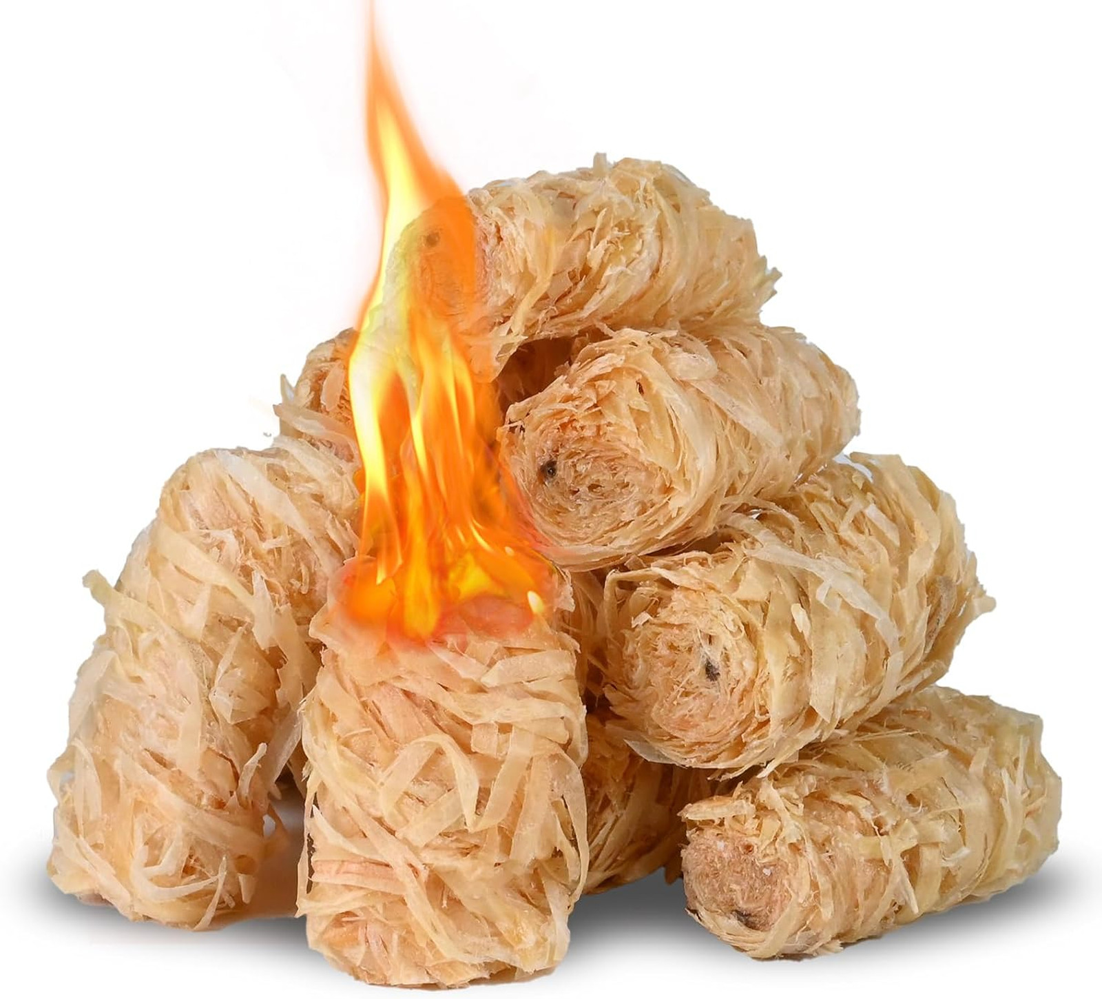 Natural Fire Starters for Grills and Campfires Waterproof Odorless 72 pcs