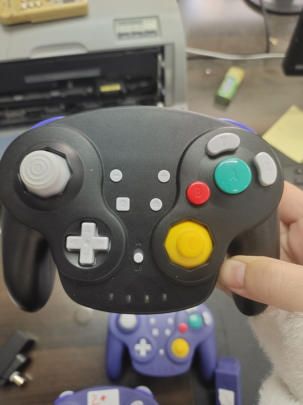 Wireless Gamecube Wavebird Controller & Rumble for Gamecube CG Wii Rechargeable
