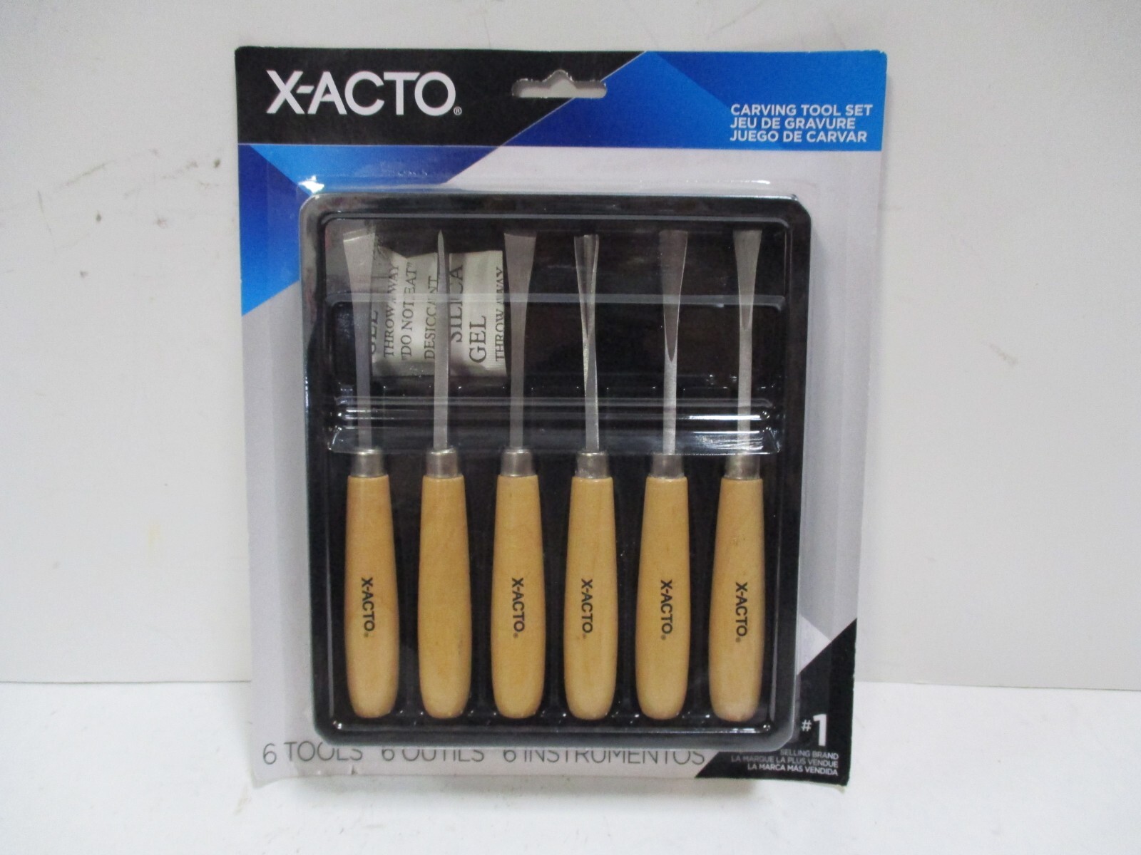 New Set of 6 - X-Acto Carving Tool Set - Woodworking Carving Sculpting