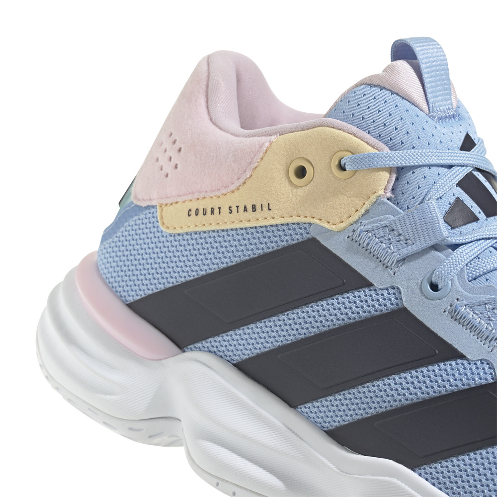 adidas Courtstabil Volleyball Womens Blue, Off White Sneakers Athletic Shoes JQ