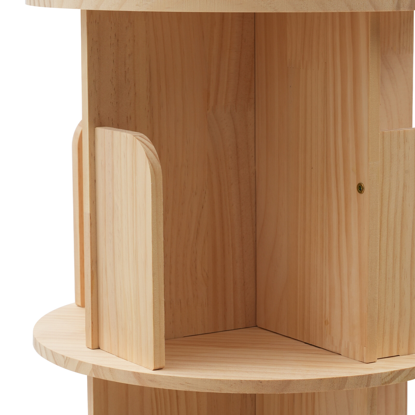 5 Tier 360?? Rotating Bookshelf Bookcase Storage Shelf Freestanding Display Rack