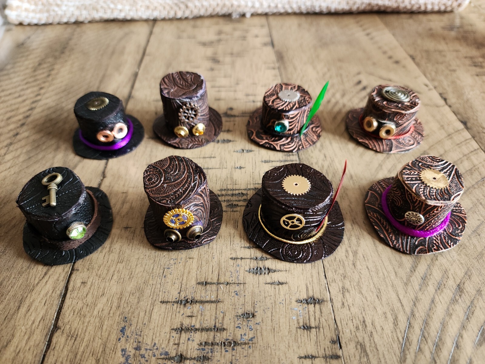 (1) 1/9 Miniature Steampunk Hat Fits 8 Inch Action Figures & Marx Buck Hunter