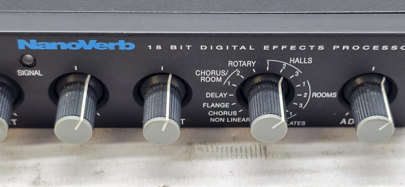 ALESIS NANOVERB 18 BIT DIGITAL EFFECTS PROCESSOR POWER PACK MANUAL DRUMS GUITAR