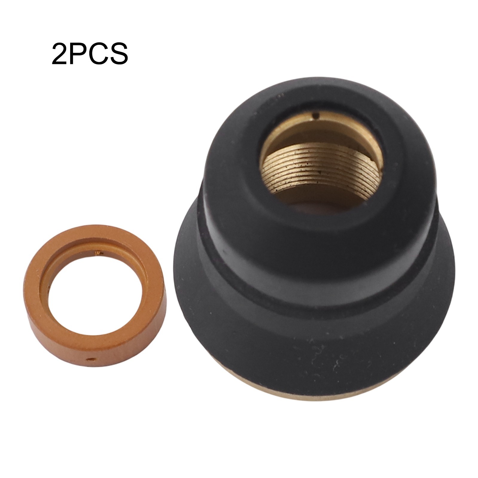Innovative Plasma Torch Consumables 2PCS with Shield Cap and Swirl Ring