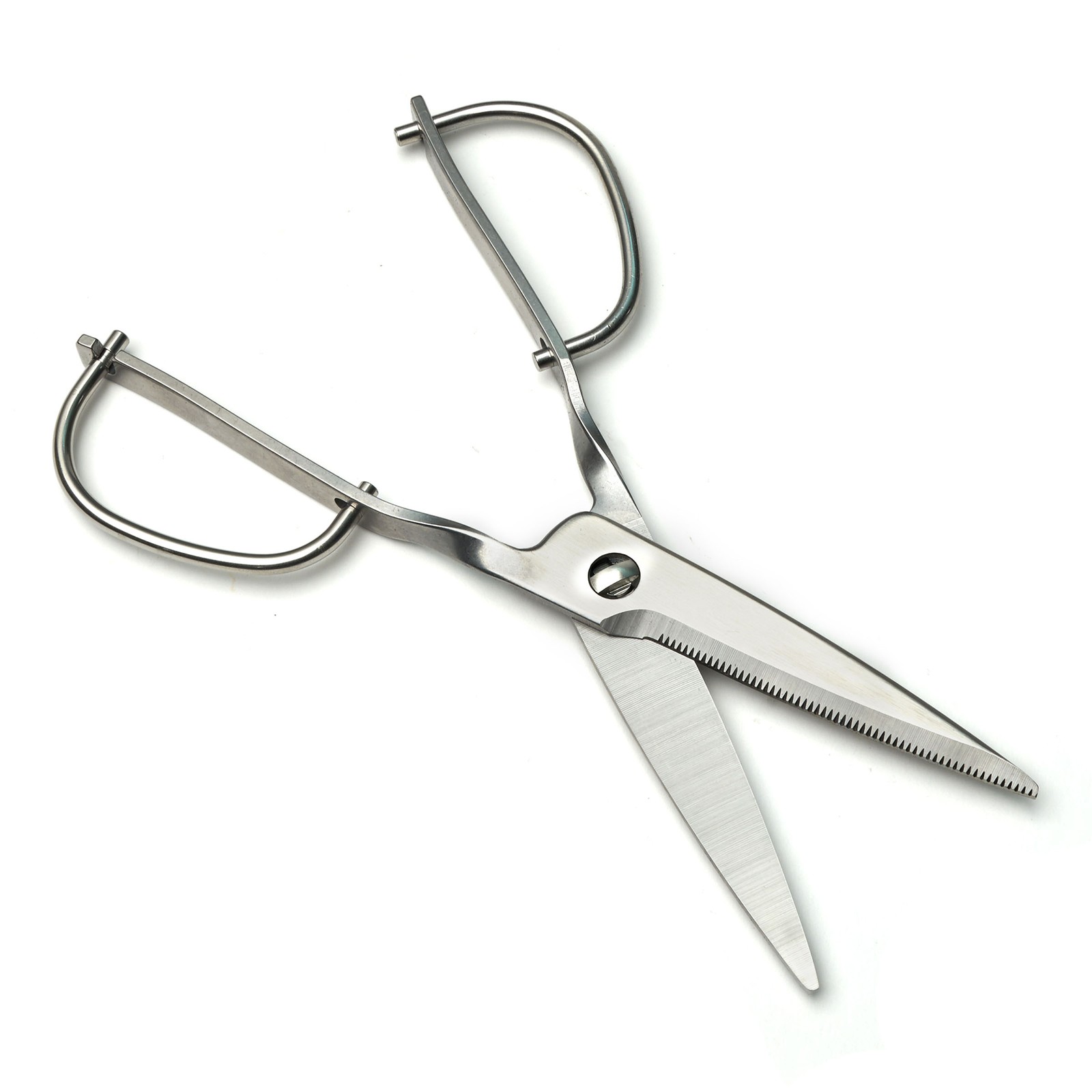 Heavy Duty Kitchen Scissors - Smooth Japanese Stainless Steel Scissors 8 Inch
