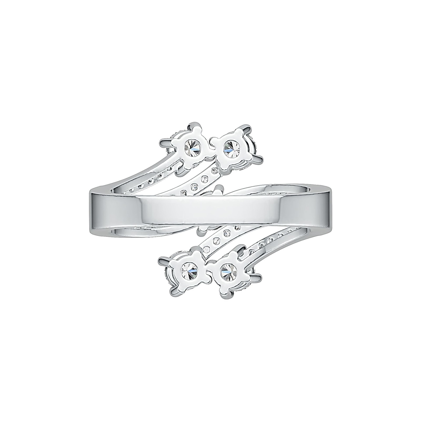 Sterling Silver Semi Mount Ring Setting Round RD 4x4mm