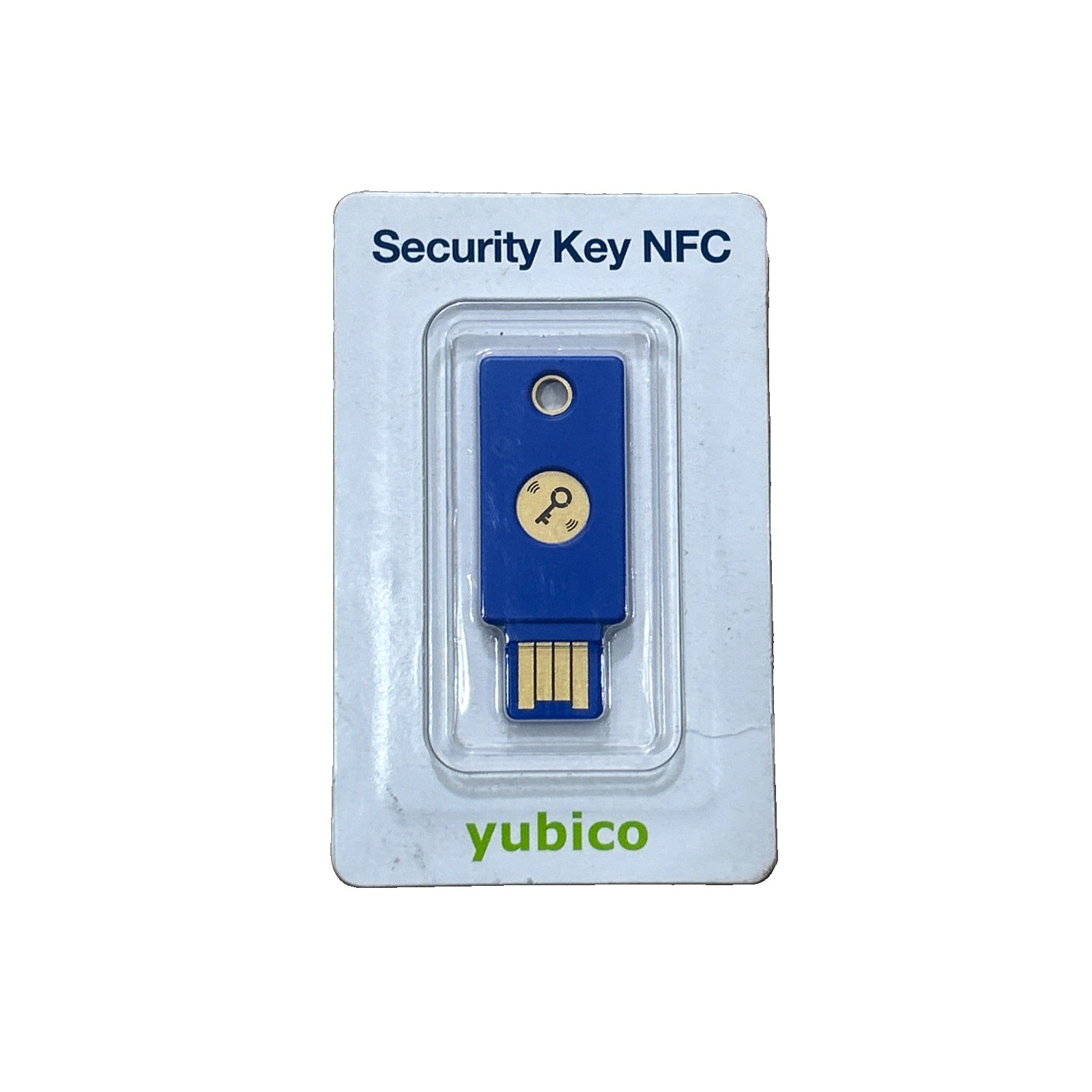 Yubico FIDO Security Key NFC and USB - Two Factor Authentication, Fits USB-A