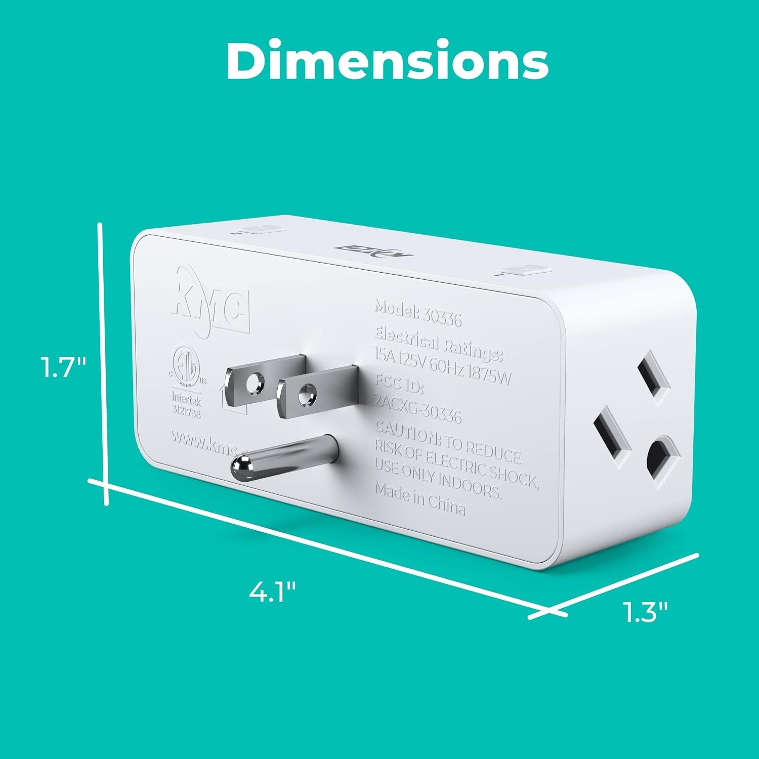 4-Pack Smart Plug Set - Independent Control & 3-Outlet Extender for Smart Homes