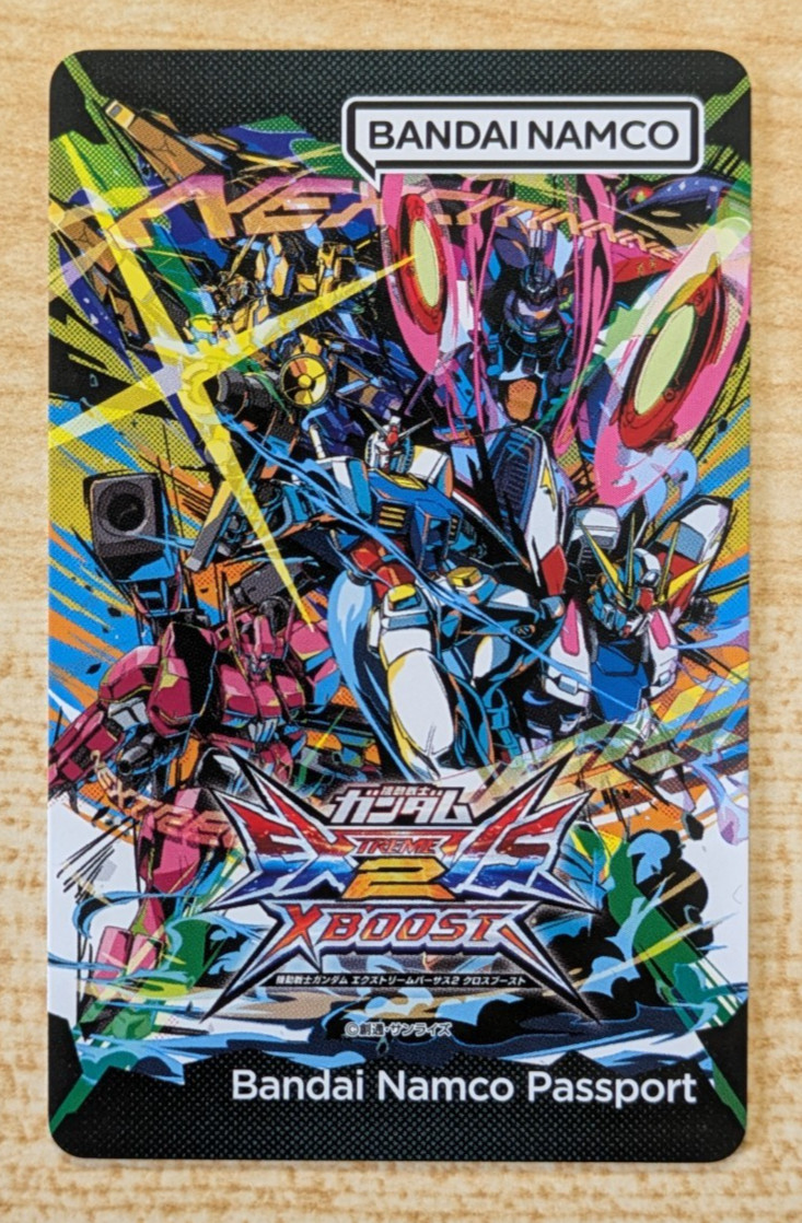 SHIPS FROM USA NEW Bandai Namco BANAPASSPORT Card Gundam Extreme Vs. 2 XBoost