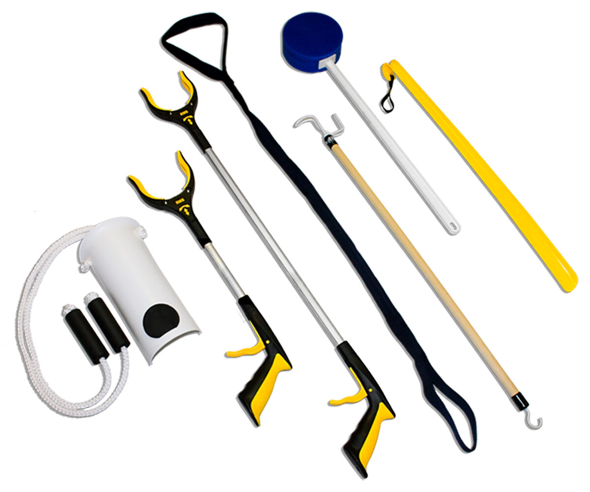 RMS 7-Piece Hip Knee Replacement Kit (19" & 32" Reacher included)
