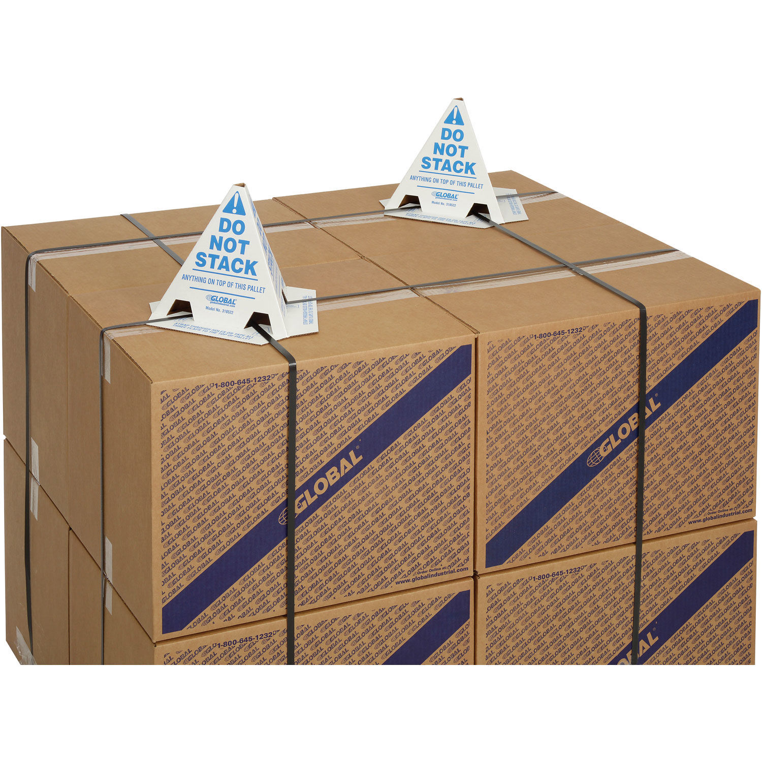 Do Not Stack Pallet Cones 8" x 8" x 10" 50/Pk