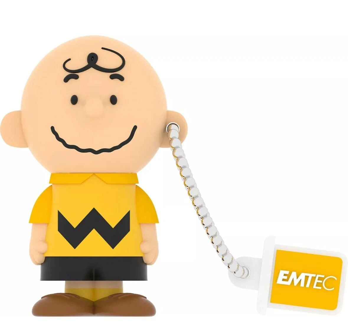 Emtec 3D Peanuts Snoopy Charlie Brown Character 8GB USB 2.0 Flash Drive