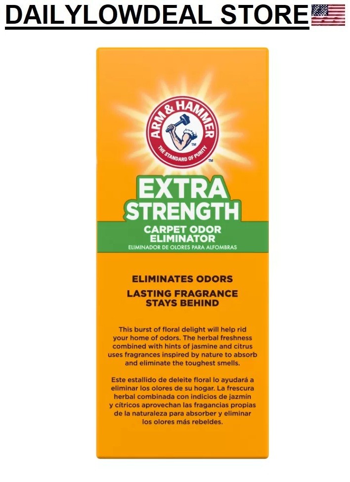 2 PACK Arm & Hammer Carpet Odor Eliminator - Extra Strength, 42.6 oz
