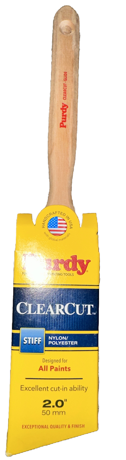 Purdy Clearcut Glide 2 in. W Angle Nylon Polyester Trim Paint Brush