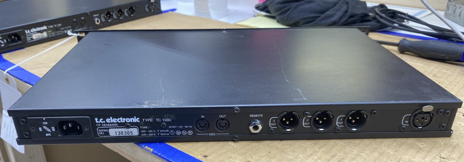 TC Electronic 1380 Multitap Digital Audio Delay Vintage Rare Rack Effect