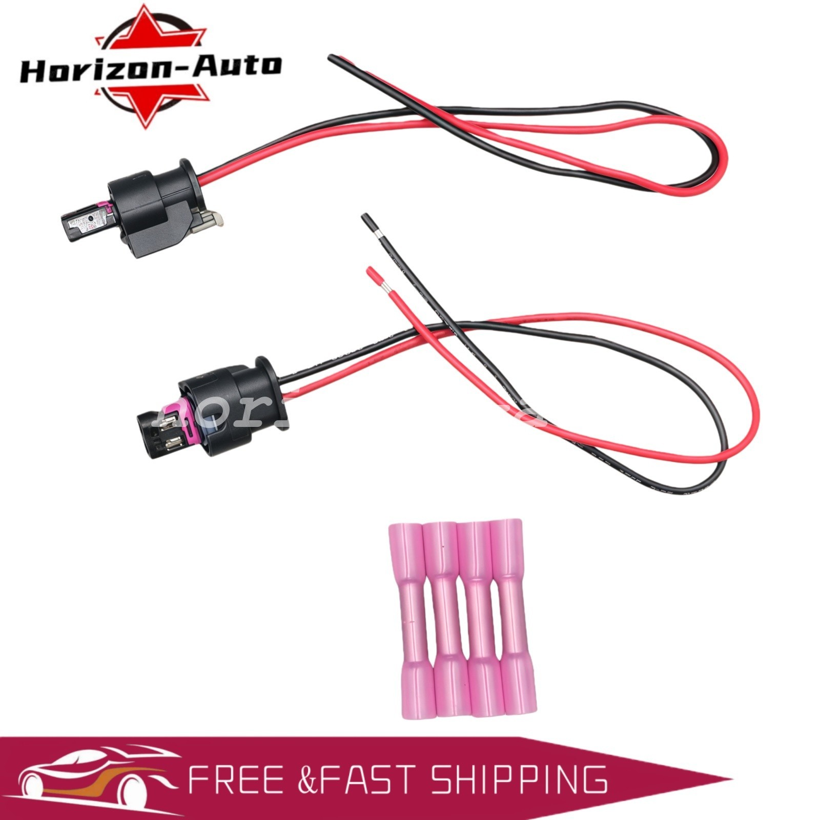 2X License Plate Light Connector Harness Fit 2019-2020 Ram 1500 2500 3500 USA