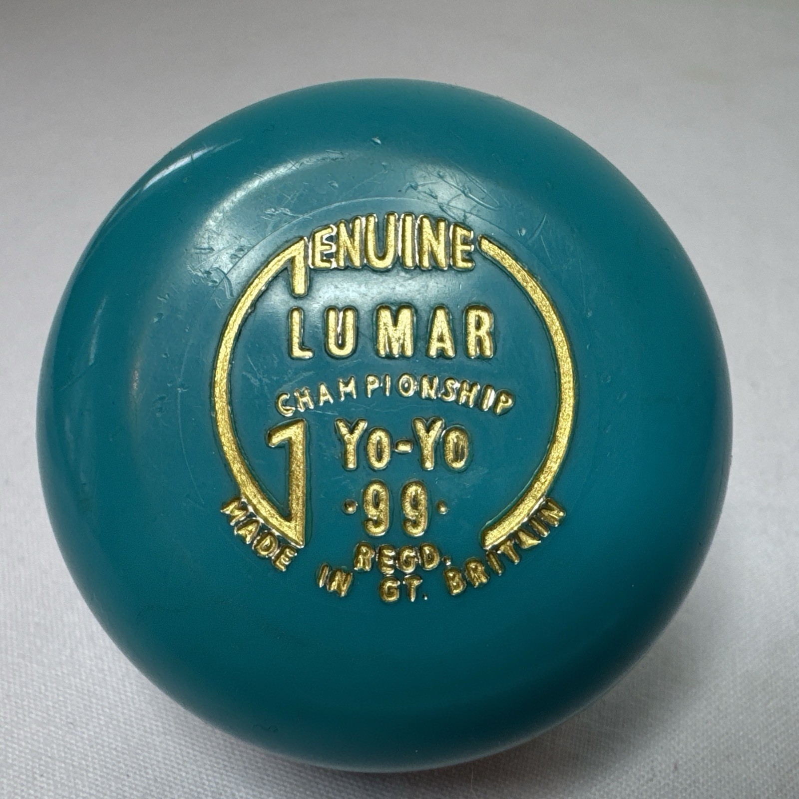 Genuine Vintage Lumar Championship Yo-Yo ‘99’ Blue Made In Britain PK202