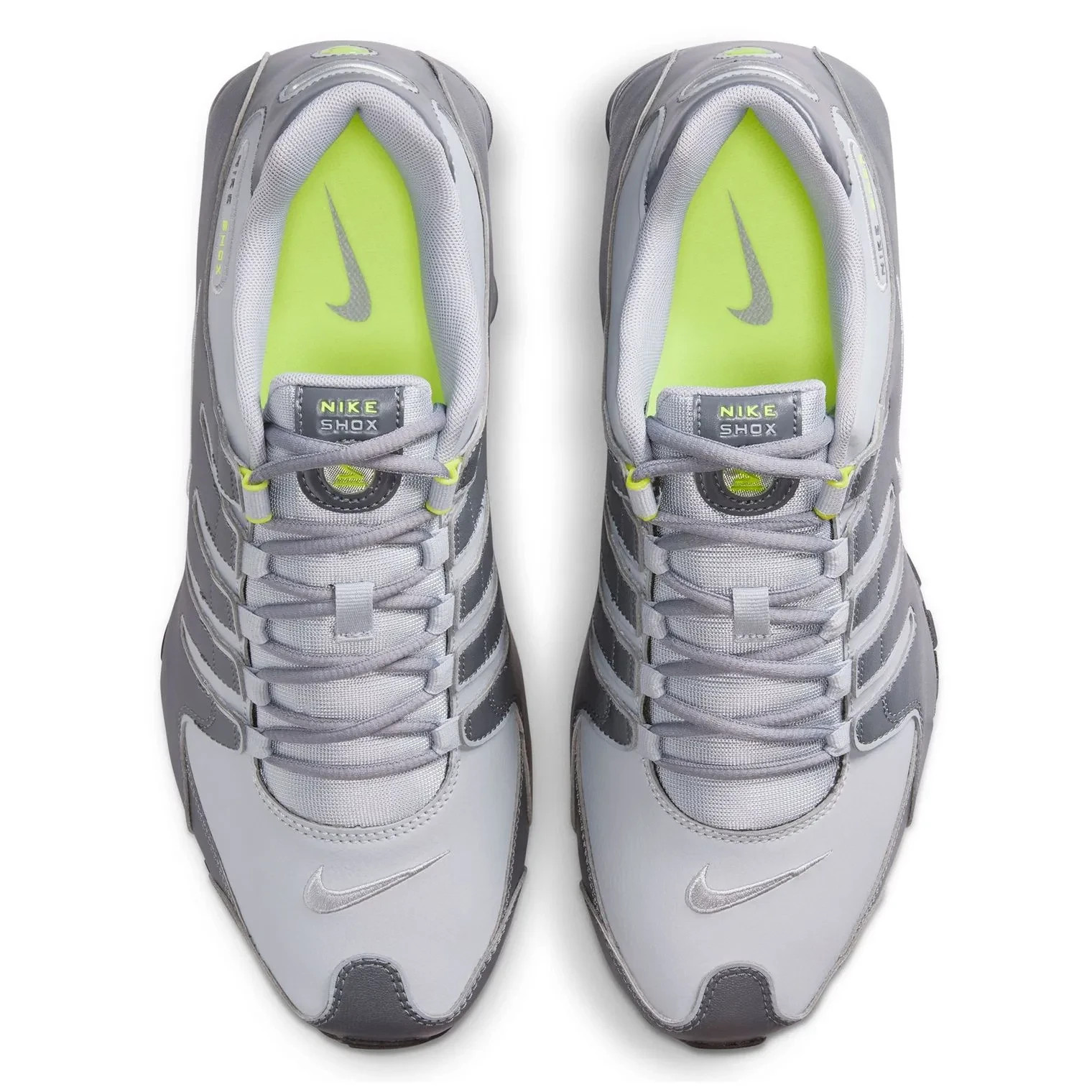 Nike Shox NZ Running Shoes Dark Grey / Wolf Grey / Volt Sz 11 378341 009