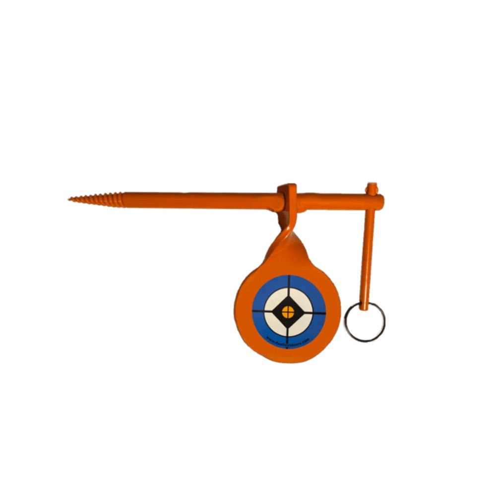 Do All Outdoors Single Tree Spinner, Orange, 0.177, TSPGS Steel Target