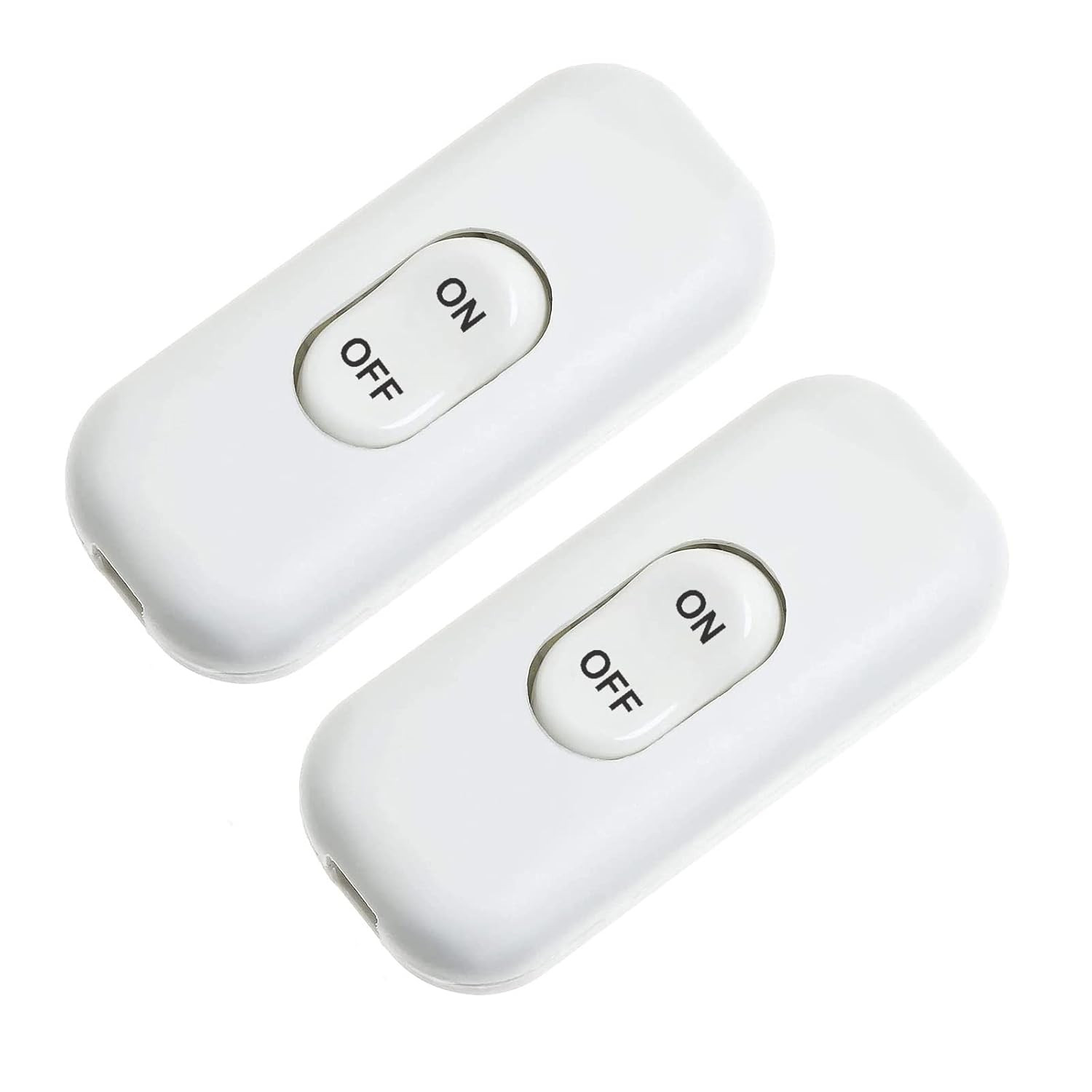 Inline Cord Switch, PLUSPOE 2-Pack on off Button Control Lamp Appliance Switch