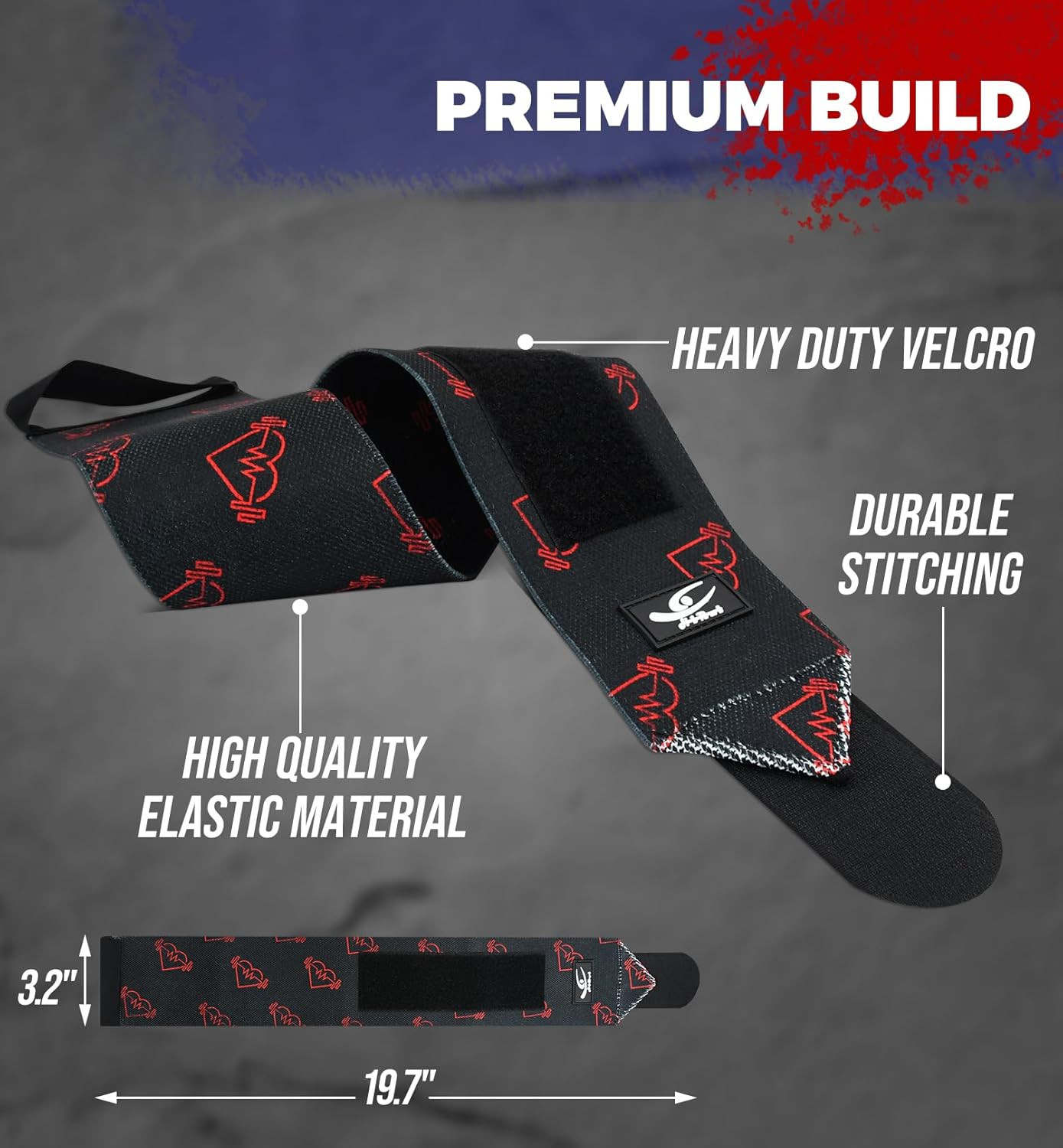 Elite 18" Weightlifting Wrist Wraps - Professional-Grade Ultimate Support & Comf