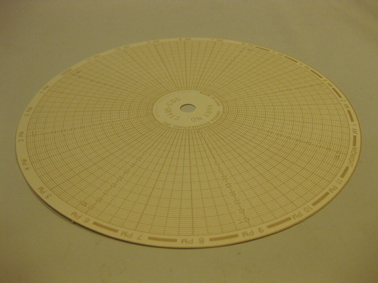 Omega Engineering CT485-CDC Circular Chart (Pack of 20)