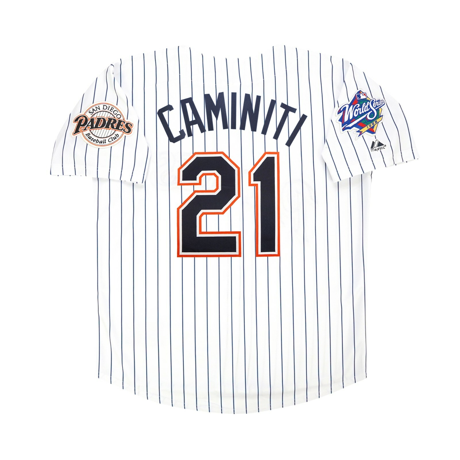 Ken Caminiti San Diego Padres 1998 World Series Home White Jersey Men's (S-3XL)