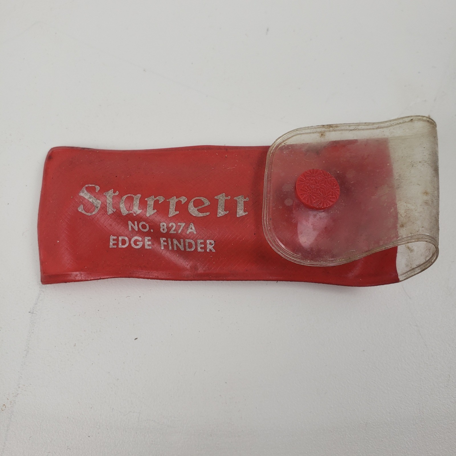 Starrett No. 827A Edge Finder Machinist Tool with Red Pouch Made in USA