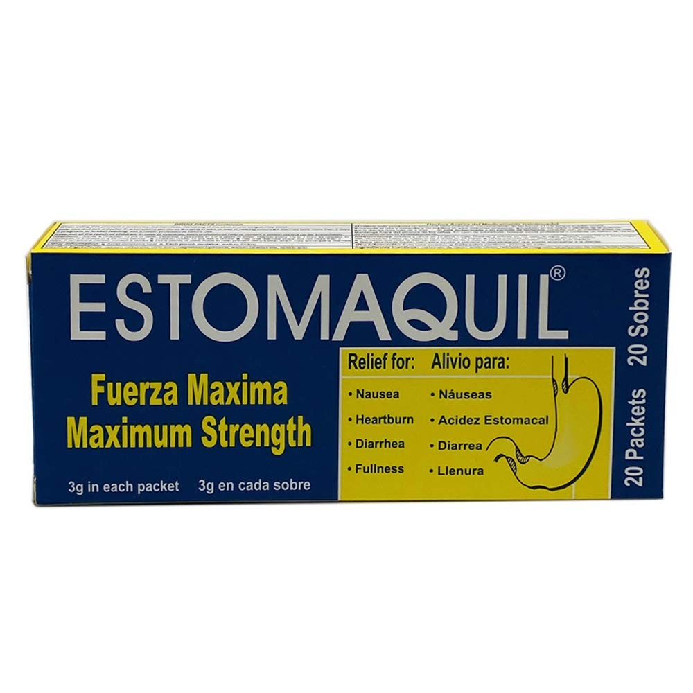 Maximum Strength Powder for Nausea, Heartburn  Diarrhea Relief - 20 Count