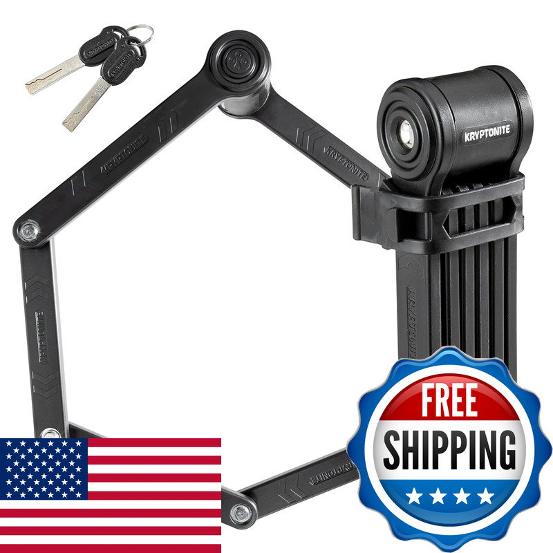 Kryptonite Keeper 510 Folding Bike Lock Compact Lightweight High Security
