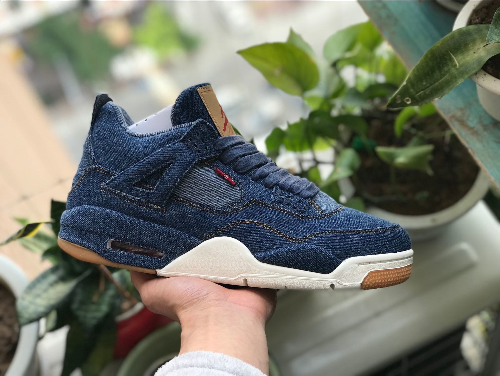 NK AJ4 Retro Levi’s Denim 2018 - AO2571-401 Men Shoes